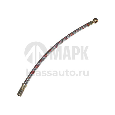 Маслопровод компрессора МТЗ-82 (L=410, мет.оплетка) (МР) 