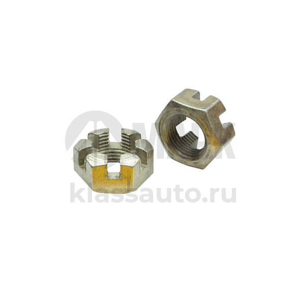 Гайка наконечника корончатая М18х1,5-6H-019 МТЗ-82,-1221 аналог