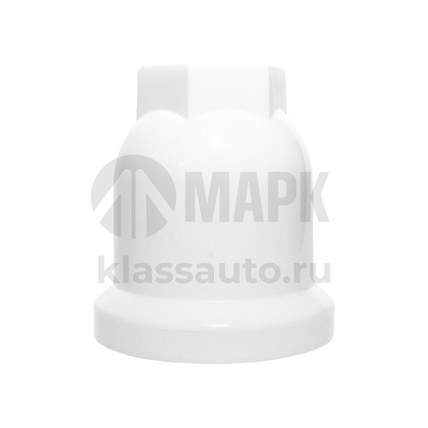 Колпачок гайки колеса 32x32 БЕЛЫЙ удлиненный 