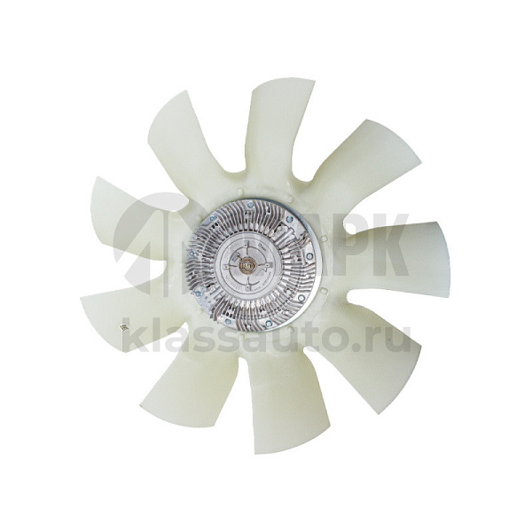 Крыльчатка вентилятора d-600 в сборе с муфтой дв.B180 4308 ЕВРО-2 (9 лоп) (TRUCKMARK) (2шт в кор)