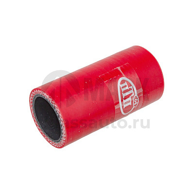 Патрубок силиконовый для МАЗ теплообменника дв.650 D-25 L-65 (силик. красный)