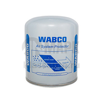 Элемент (картридж) на осушитель с маслоотделителем, серебристый (WABCO) КИТАЙ