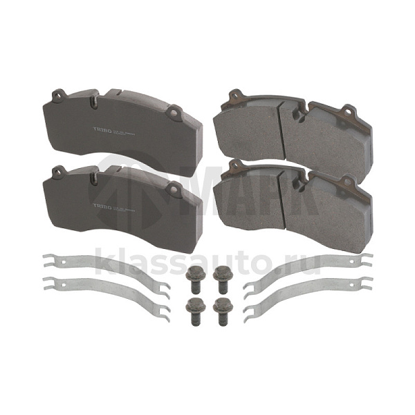 Колодки дисковые 29181 а/м Камаз-4308 на ось, Mercedes, Volvo, Renault (Tribo)