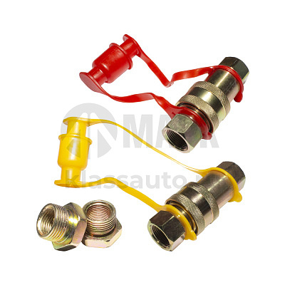 Муфта разрывная М16х1,5/М22х1,5 (красные/желтые) (универсальная) TRUCKMARK (50 шт в кор)